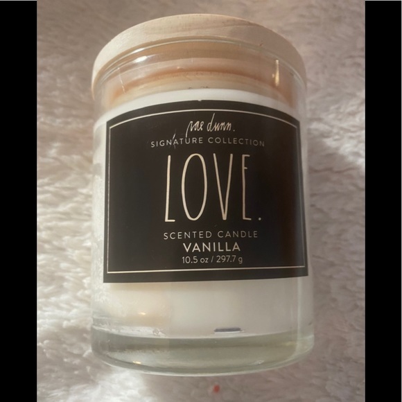 Rae Dunn Other - RAE DUNN VANILLA “LOVE” ❤️CANDLE
